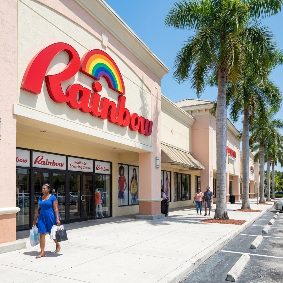 Rainbow storefront