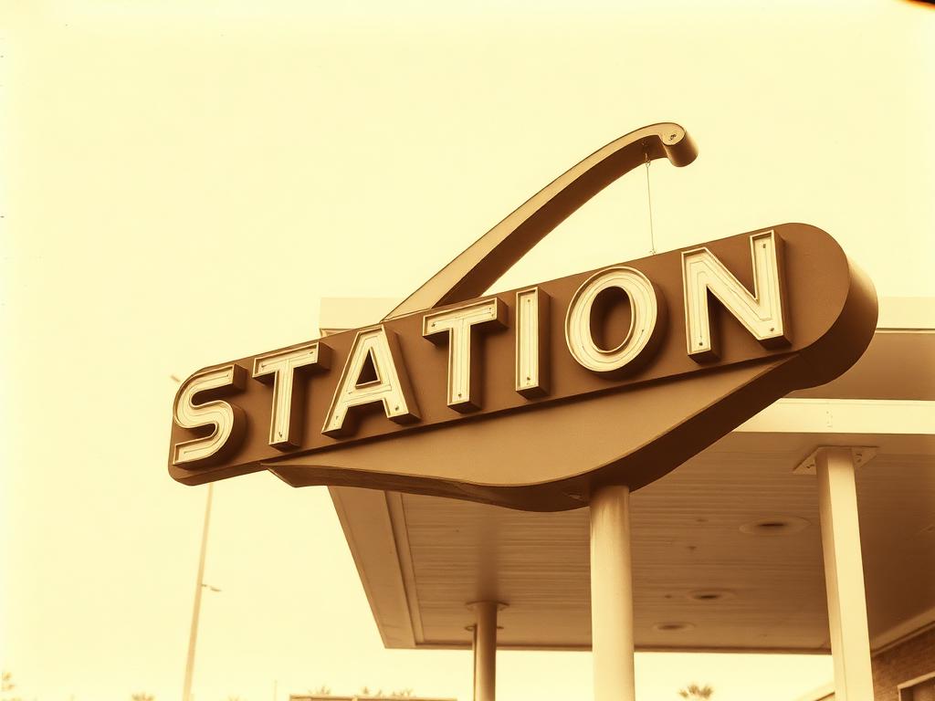 Vintage Sears Service Station sign