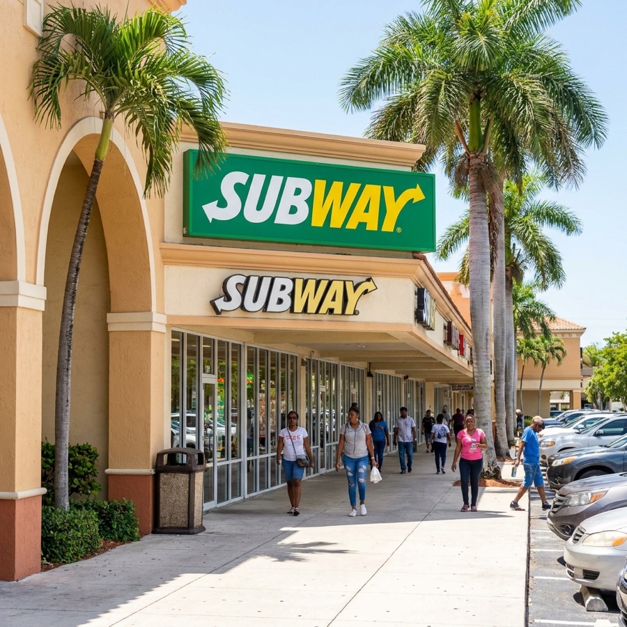 Subway storefront