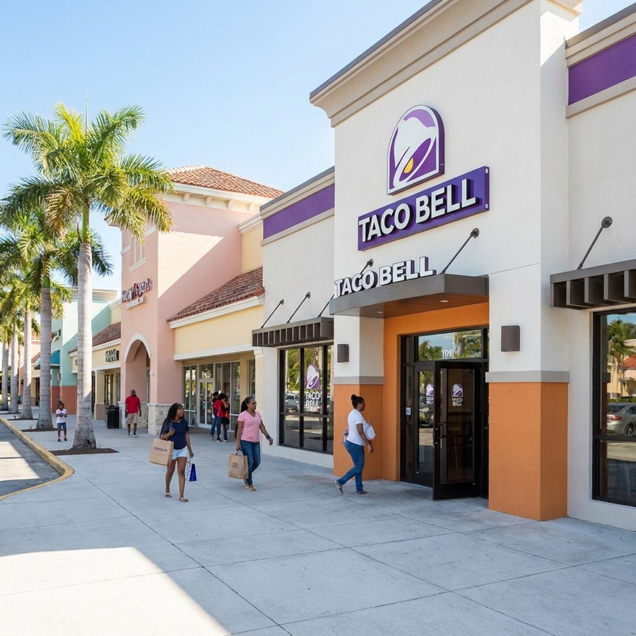 Taco Bell storefront